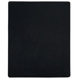Berkfield Home Jersey Fitted Sheet Black 100x200 cm Cotton - thumbnail 2