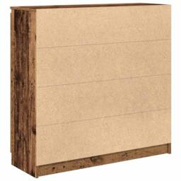 Berkfield Home Sideboard with Drawers Old Wood 100.5x35x98.5 cm Engineered Wood in Brown - thumbnail 8