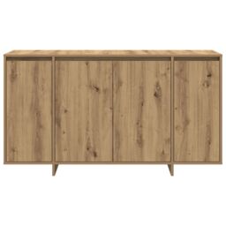 Berkfield Home Oak Sideboard Artisan Oak Wood Composite 135 x 41 x 75 cm in Brown - thumbnail 6