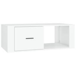 Berkfield Home Decorative Coffee Table White 100x50.5x35 cm Engineered Wood - thumbnail 3