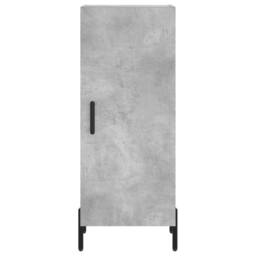 Berkfield Home Highboard Concrete Grey 34.5x34x180 cm Engineered Wood - thumbnail 8