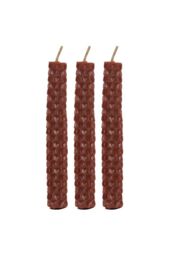 KDMD Set of 6 Brown Beeswax Spell Candles - thumbnail 4