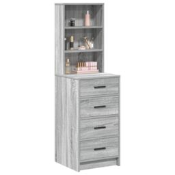 Berkfield Home Highboard Grey Sonoma 40x41x135 cm Engineered Wood - Size: 40 x 41 x 135 cm - thumbnail 3