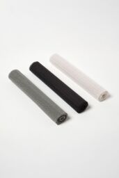 Homescapes Black, White, or Grey Rubber Non-Slip Mat - Size: Medium - thumbnail 6
