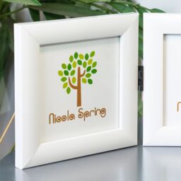 "Nicola Spring Folding 2 Photo Frames - 4 x 4"" - Pack of 5 in White" - thumbnail 5