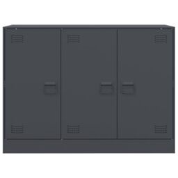 Berkfield Home Sideboard Anthracite 99x39x73 cm Steel - Size: 99 x 39 x 73 cm - thumbnail 6