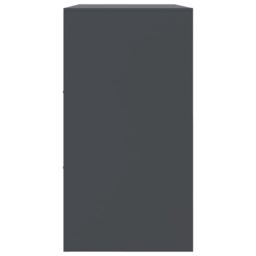 Berkfield Home Sideboard Anthracite 99x39x73 cm Steel - Size: 99 x 39 x 73 cm - thumbnail 8