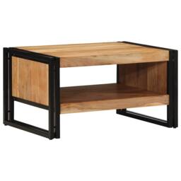 Berkfield Home Coffee Table 70x50x38 cm Solid Wood Acacia in Brown - Size: 70 x 50 x 38 cm - thumbnail 1