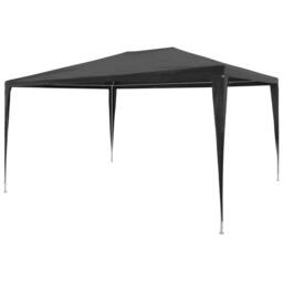 Berkfield Home Party Tent 3x4 m PE Anthracite in Black - thumbnail 1