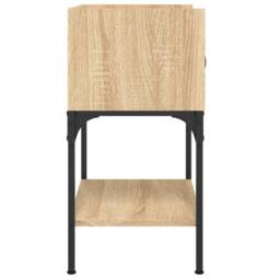 Berkfield Home Elegant Bedside Tables 2 pcs Sonoma Oak 40.5x31x60 cm Engineered Wood in Light Brown - thumbnail 8