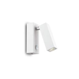 Netlighting Page LED 1 Light Square Wall Reading Light White