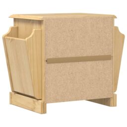Berkfield Home Bedside Cabinet Corona 45x35x47.5 cm Solid Wood Pine in Brown - thumbnail 6