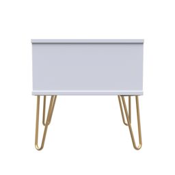 Ready Assembled 2 U Bexley 1 Drawer Bedside (Ready Assembled) in Dark Blue - thumbnail 2