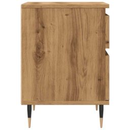 Berkfield Home Bedside Cabinet Artisan Oak 40x35x50 cm Engineered Wood in Brown - Size: 40 x 35 x 50 cm - thumbnail 6