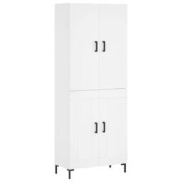 Berkfield Home Highboard White 69.5x34x180 cm Engineered Wood - thumbnail 3