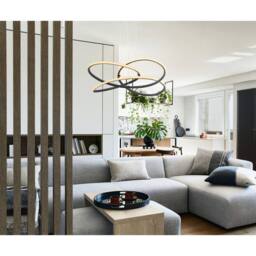 Netlighting Panda Pendant Ceiling Light Matt Black LED 3000K - thumbnail 3