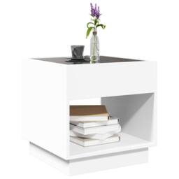 Berkfield Home Decorative Coffee Table with Infinity LED White 50x50x50 cm - Size: 50 x 50 x 50 cm - thumbnail 5