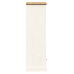 Berkfield Home Beautiful Bookcase VIGO White 60x35x114.5 cm Solid Wood Pine - thumbnail 6