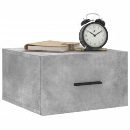 Berkfield Home Wall-mounted Bedside Cabinets 2 pcs Concrete Grey 35x35x20 cm - Size: 35 x 35 x 20 cm - thumbnail 3