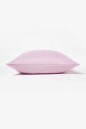 Homescapes Herringbone Cushion Cover in Pale Pink - Size: 45 cm x 45 cm - thumbnail 3