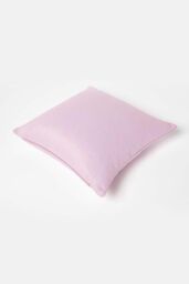 Homescapes Herringbone Cushion Cover in Pale Pink - Size: 45 cm x 45 cm - thumbnail 4