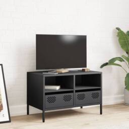 Berkfield Home TV Cabinet Anthracite 68x39x43.5 cm Cold-rolled Steel in Dark Grey