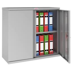 Phoenix Safe Company Stationery Cupboard in Grey with Electronic Lock, SC1010GGE - Size: 100 cm - thumbnail 2