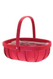KDMD Red Softwood Trug & Folding Handle 24.5cm - thumbnail 5