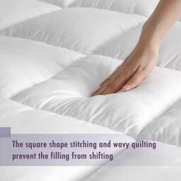 SPETLEK Hotel Quality Mattress Topper Thick Thick Single in White - thumbnail 4