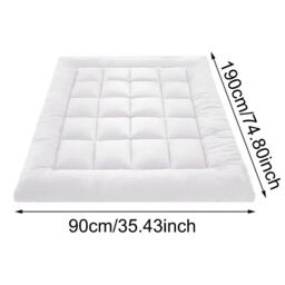 SPETLEK Hotel Quality Mattress Topper Thick Thick Single in White - thumbnail 2