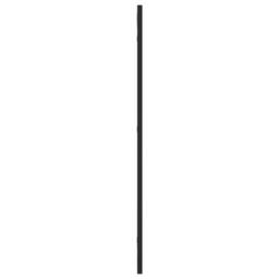 Berkfield Home Wall Mirror Black 30x80 cm Rectangle Iron - thumbnail 4