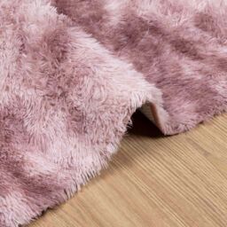 Berkfield Home Shaggy Rug High Pile NAVARRA Dusty Pink 240x340 cm Polyester - Size: Medium - thumbnail 5