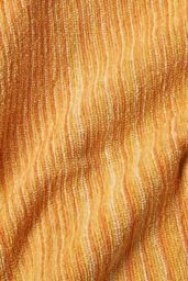 Homescapes Bed Sofa Throw Cotton Chenille Tie Dye in Pale Orange - Size: 150 cm x 200 cm - thumbnail 3