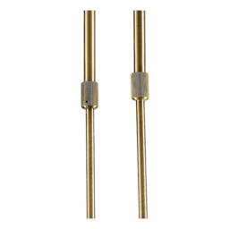 Netlighting Kromo Telescopic 4 Light G9 Line Antique Brass in Gold - thumbnail 4