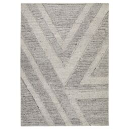 The Rug Shop UK Grey Handmade Modern Geometric Easy To Clean Cotton Backing Area Rug - Size: 200 cm x 280 cm - thumbnail 5