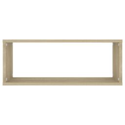 Berkfield Home Wall Cube Shelf 6 pcs Sonoma Oak 60x15x23 cm Engineered Wood in Brown - Size: 60 x 15 x 23 cm - thumbnail 5