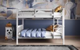 Flair Tetrad Bunk Bed in White - Size: Small Double - thumbnail 3