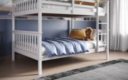 Flair Tetrad Bunk Bed in White - Size: Small Double - thumbnail 4