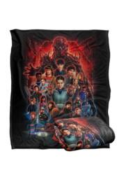 Stranger Things Season 5 Poster Super Soft Throw Blanket 152 X 127 Cm - thumbnail 2