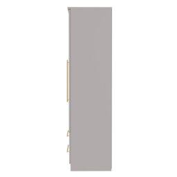 Ready Assembled 2 U Helmsley 2 Door 2 Drawer Wardrobe (Ready Assembled) in Taupe - thumbnail 2