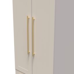 Ready Assembled 2 U Helmsley 2 Door 2 Drawer Wardrobe (Ready Assembled) in Taupe - thumbnail 4