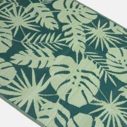 OHS Palms Reversible Outdoor Garden Rug Waterproof Area Floor Mat in Green - Size: 160 cm x 230 cm - thumbnail 4