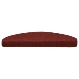 Berkfield Home Self-adhesive Stair Mats 10 pcs Red 65x21x4 cm Needle Punch - Size: Medium - thumbnail 4