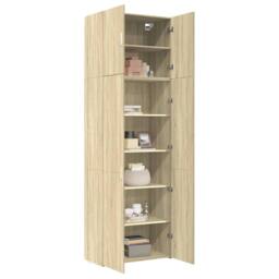 Berkfield Home Highboard Sonoma Oak 80x42.5x249 cm Engineered Wood in Brown - thumbnail 3