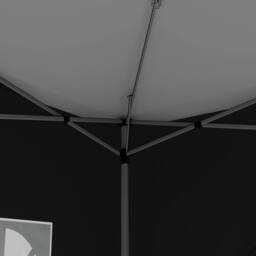 Matteo 3x3m Pop Up Gazebo, Water & UV Resistant Party Tent, Black - thumbnail 7