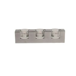 Straits Silver 3 Glass Cup Tealight Holder