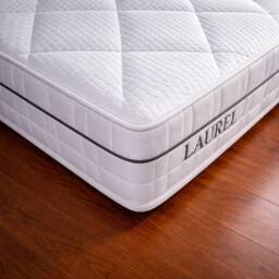 Desire Deco Laurel Arete 1500 Pocket Spring Luxury Comfort Mattress in White - Size: Small Double - thumbnail 4