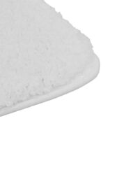 Living and Home Non-Slip Polyester Bath Mat in White - Size: 50 x 80 cm - thumbnail 6
