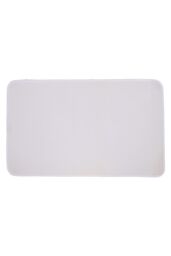 Living and Home Non-Slip Polyester Bath Mat in White - Size: 50 x 80 cm - thumbnail 5