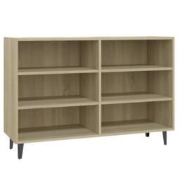 Berkfield Home Sideboard Sonoma Oak 103.5x35x70 cm Engineered Wood in Light Tan - thumbnail 3